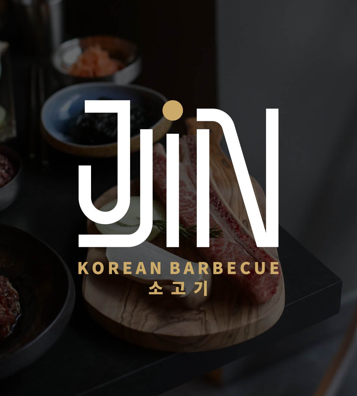 Logo sobre et élégant pour le restaurant JJIN