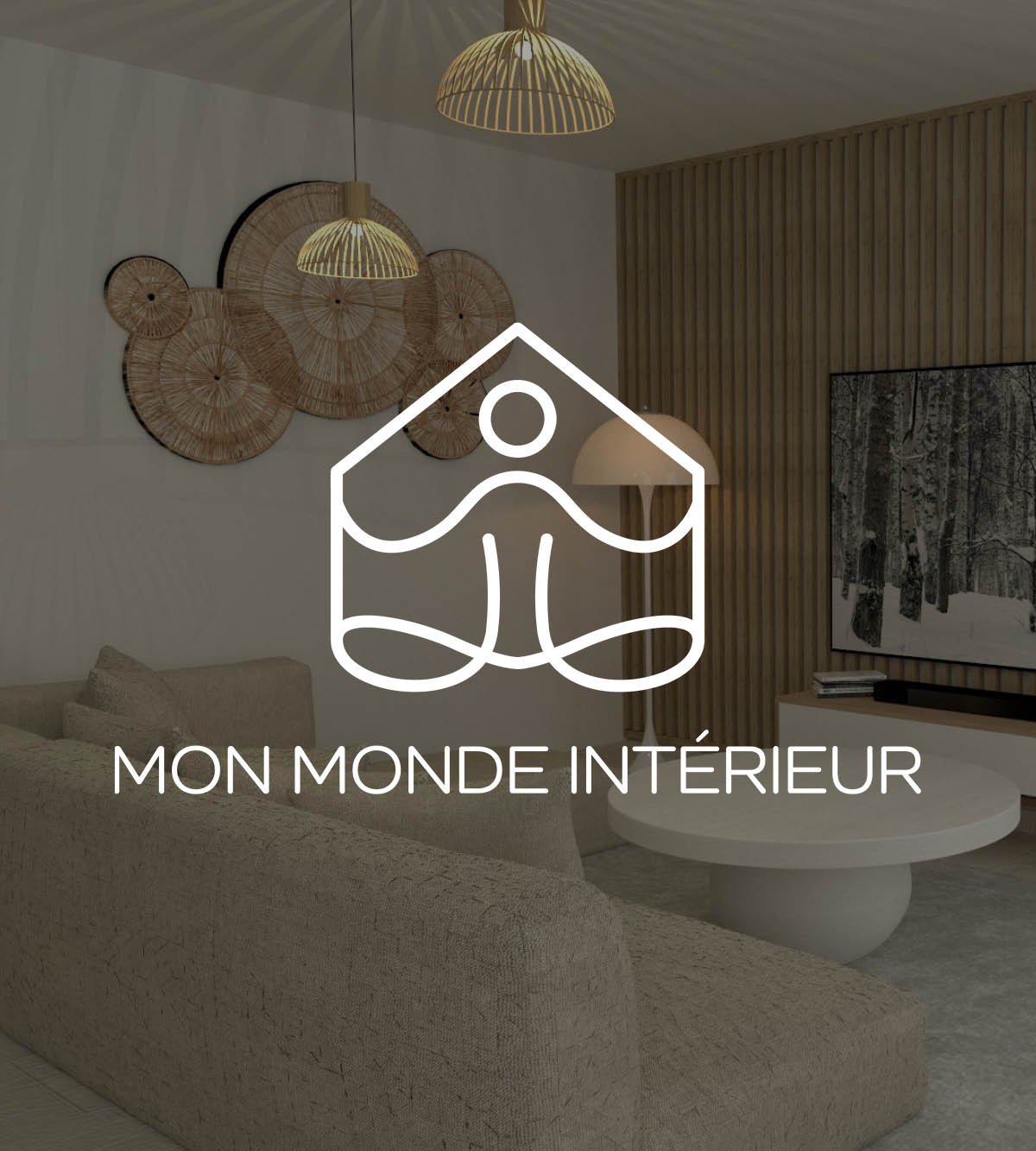 Logo Mon Monde Intérieur "bien chez soi, bien en soi"