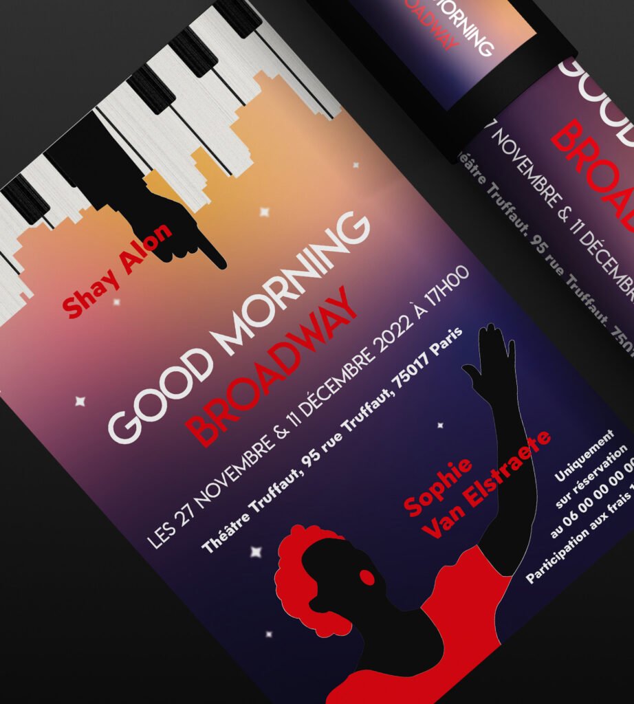 Affiche spectacle privé "Good Morning Broadway"