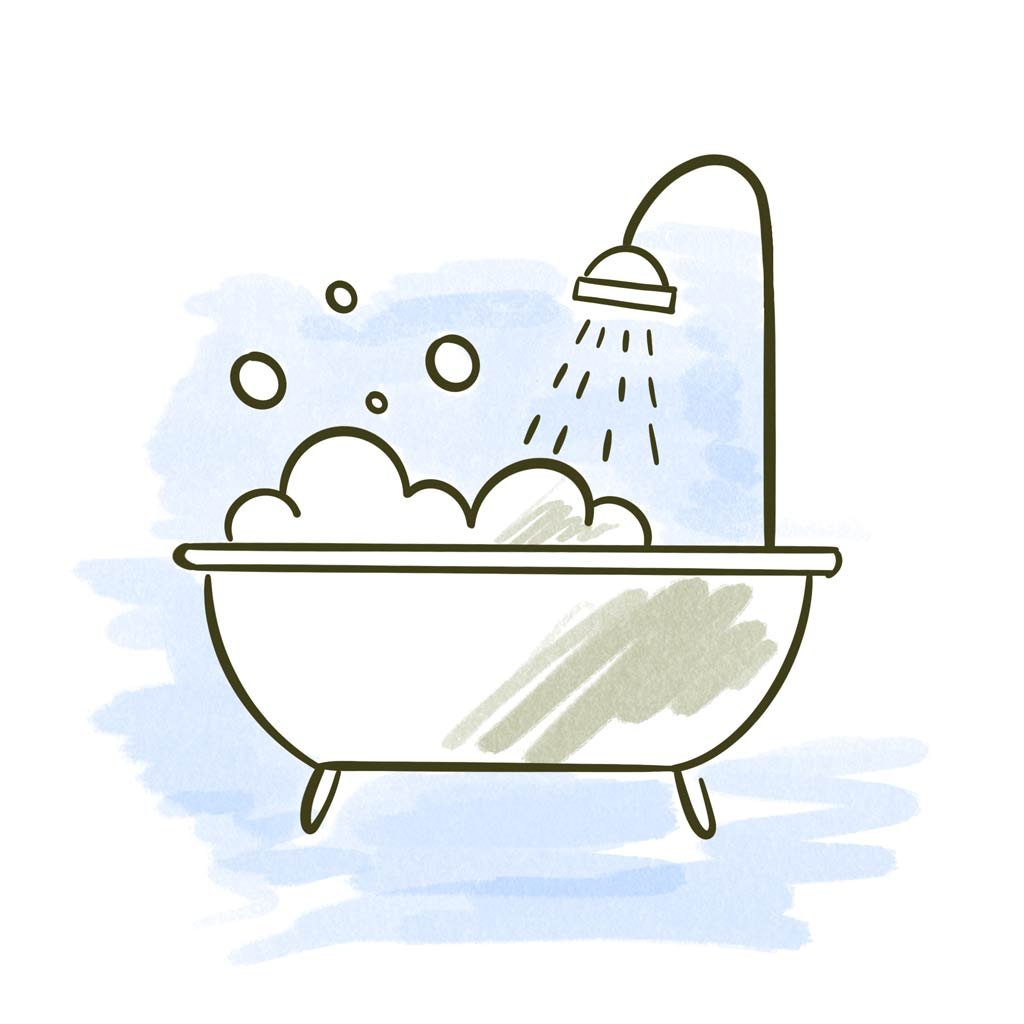 Illustration salle de bain