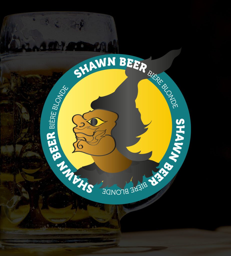 Logo bière Shawn Beer pour les restaurants Mme Shawn